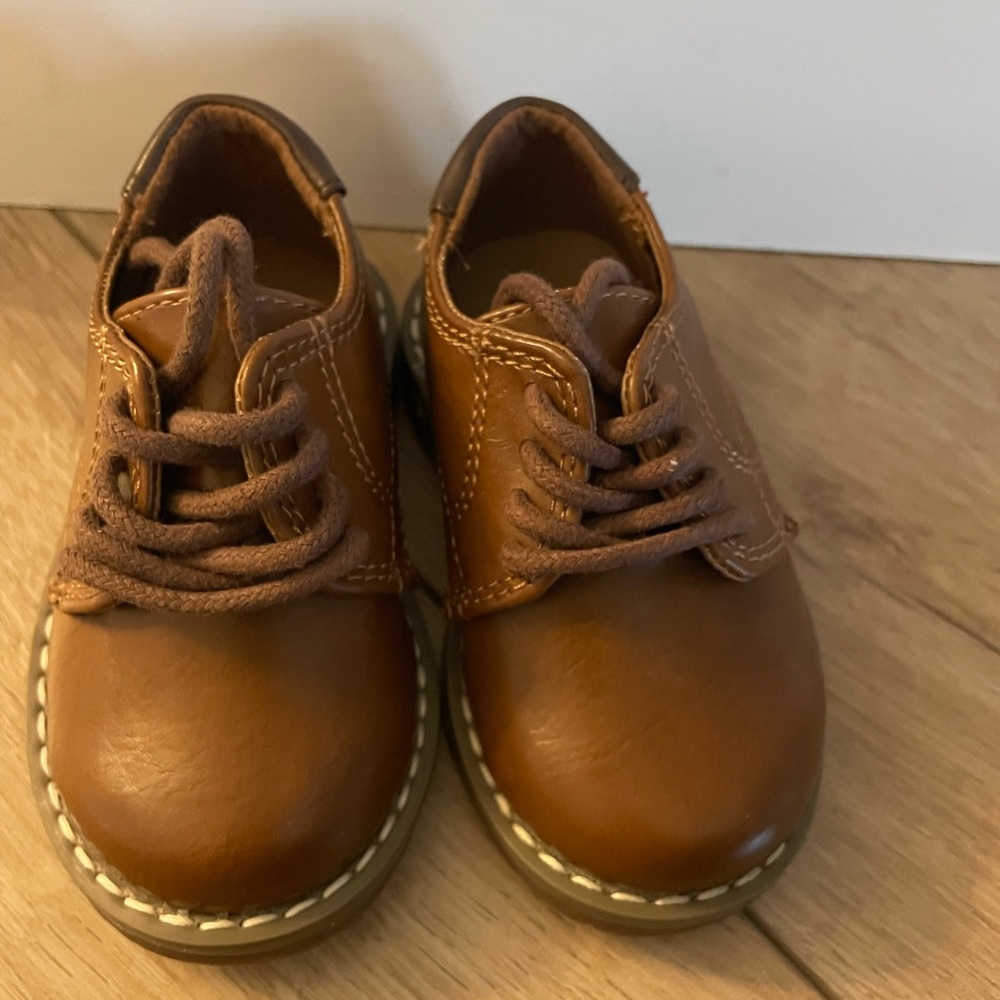 Place Tan Kids Dress Shoes
